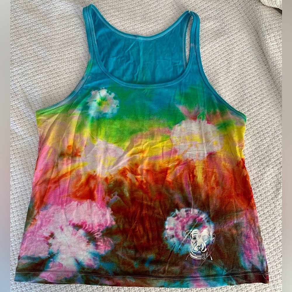 Lagunitas Brewery Colorful Tie-Dye IPA Ruthlessly Delicious Tank Top - Medium